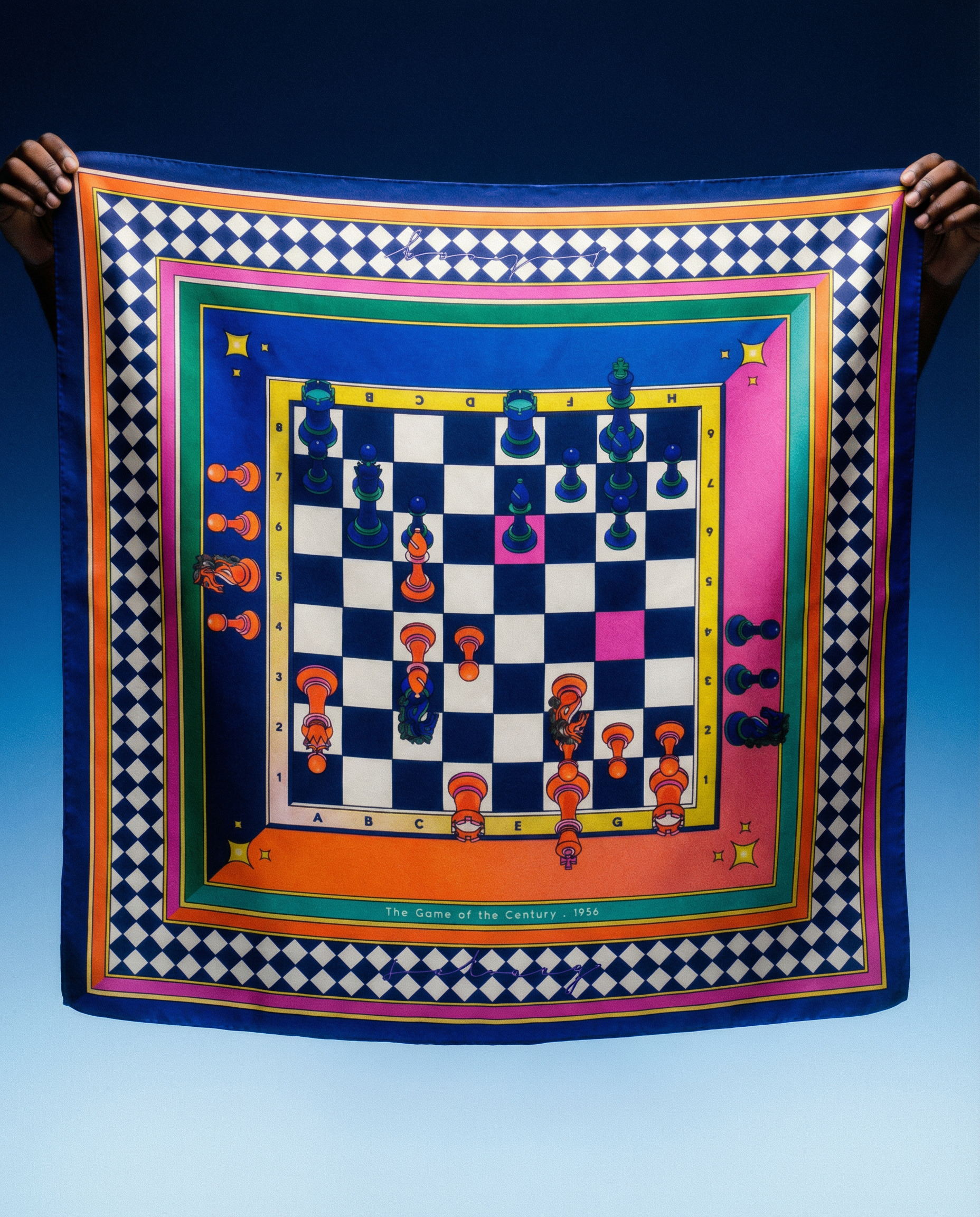 The Game of the Century - Silk Scarf 50